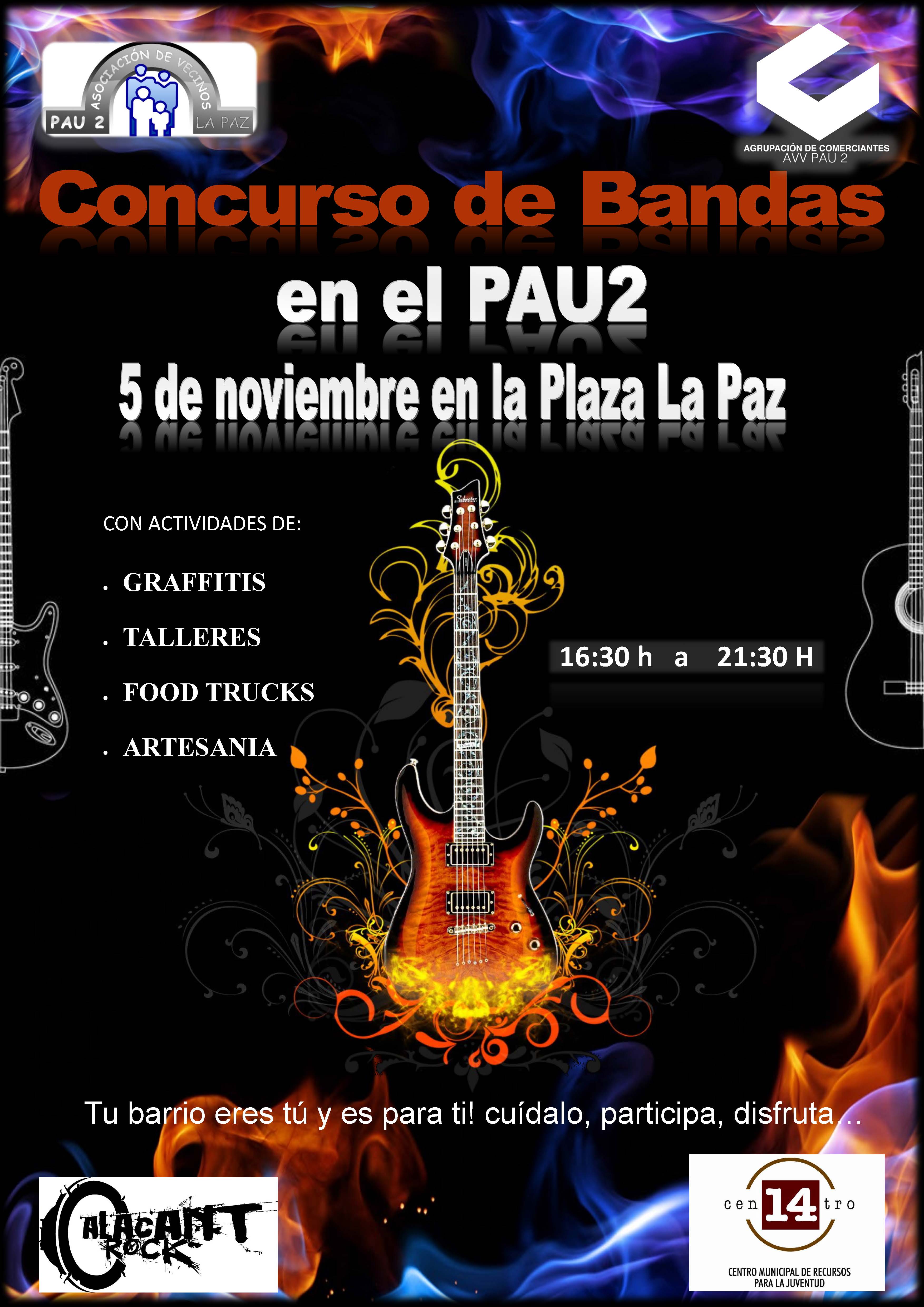 Cartel Concurso Bandas de música (05-11-2017)